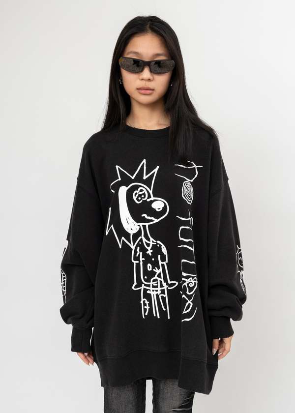 Kidill NO FUTURE Pullover - Black