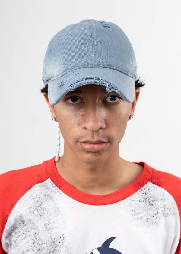 Tolmie Italy Distress Cap - Blue