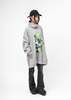 Kidill Punk Girl Raglan Pull-Over Sweatshirt - Gray - Thumbnail 5