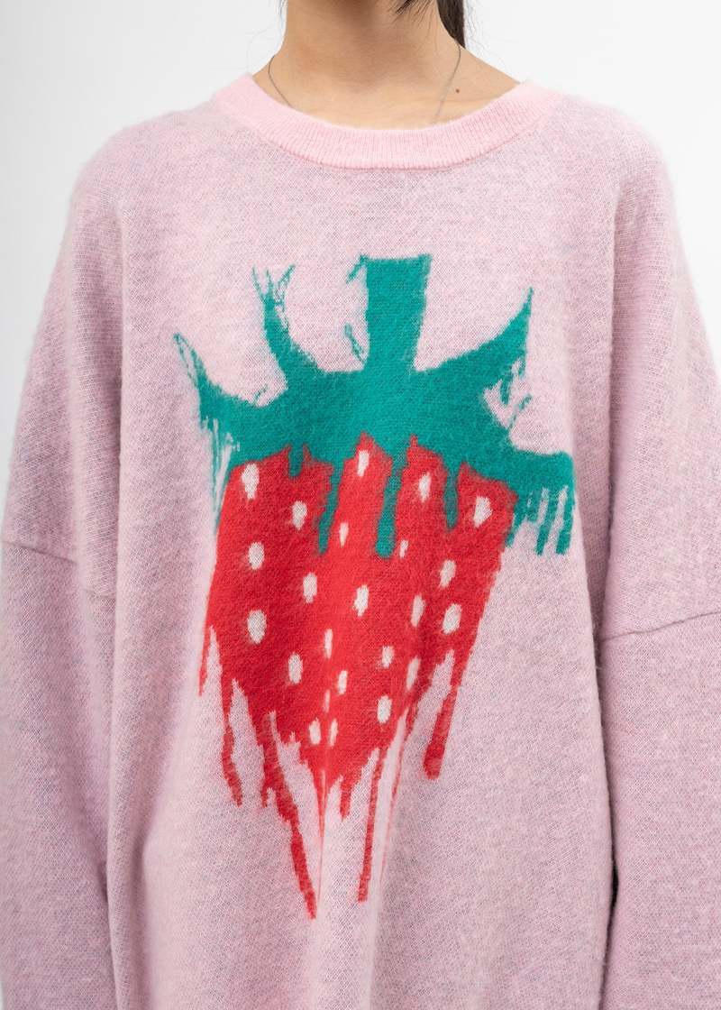 Kidill Fresh Jacquard Knit Pullover - Silver