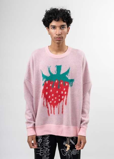 Kidill Skull Skate Knit Hand Knitted Sweater - Black Multi