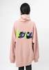 Kidill Punk Girl Raglan Pull-over Sweatshirt - Pink - Thumbnail 3