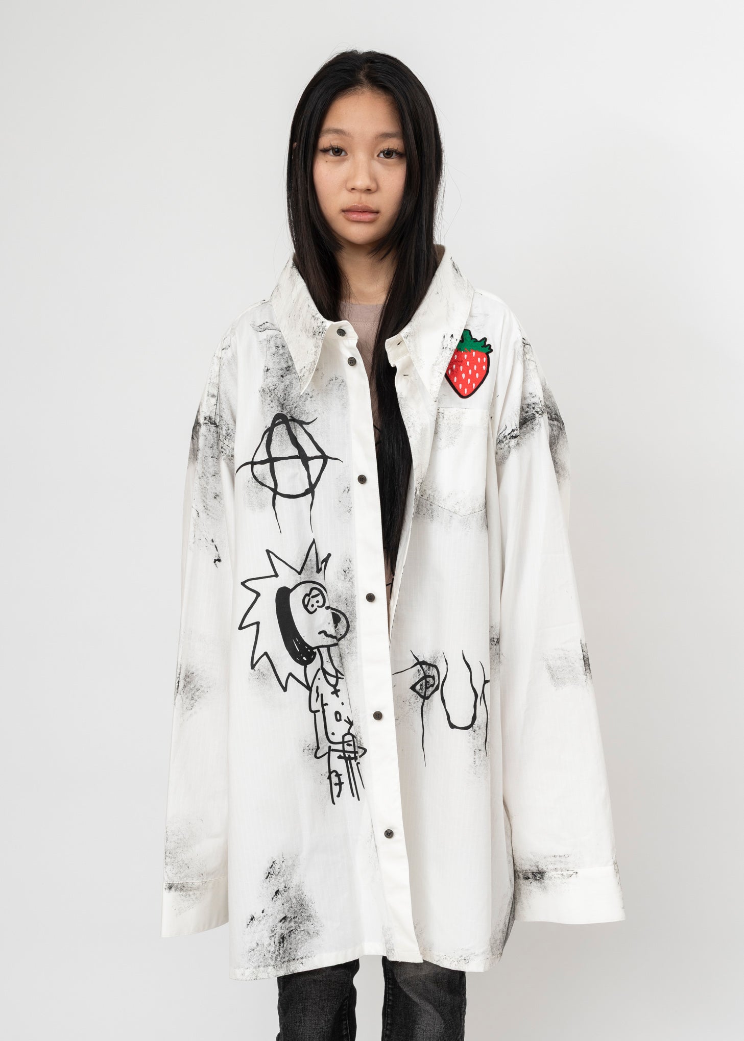 Kidill Fresh Oversized Shirt - Black | Garmentory