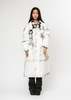 Kidill Fresh Quilted Oversized Coat - White - Thumbnail 1