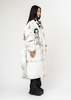 Kidill Fresh Quilted Oversized Coat - White - Thumbnail 2