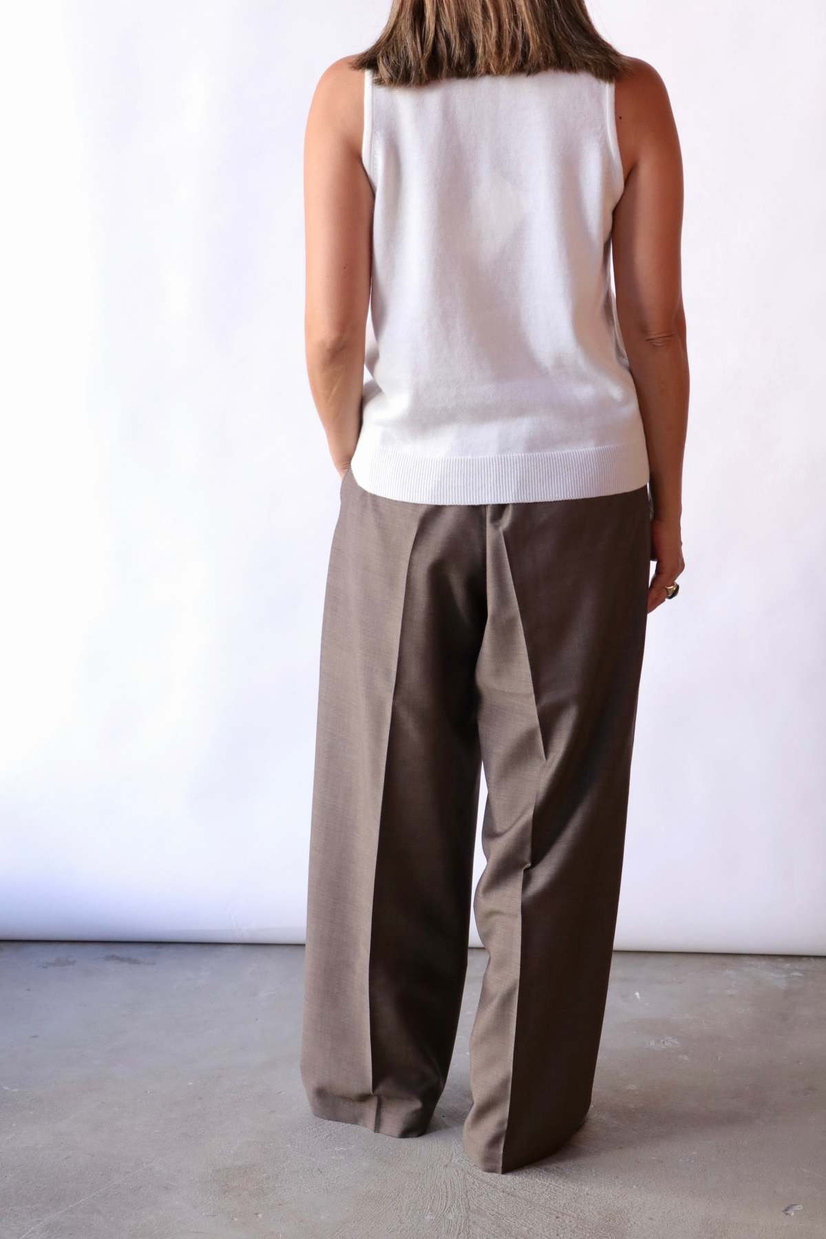 Cordera Tailoring Mohair Buttoned Pants - Image 3 of 5