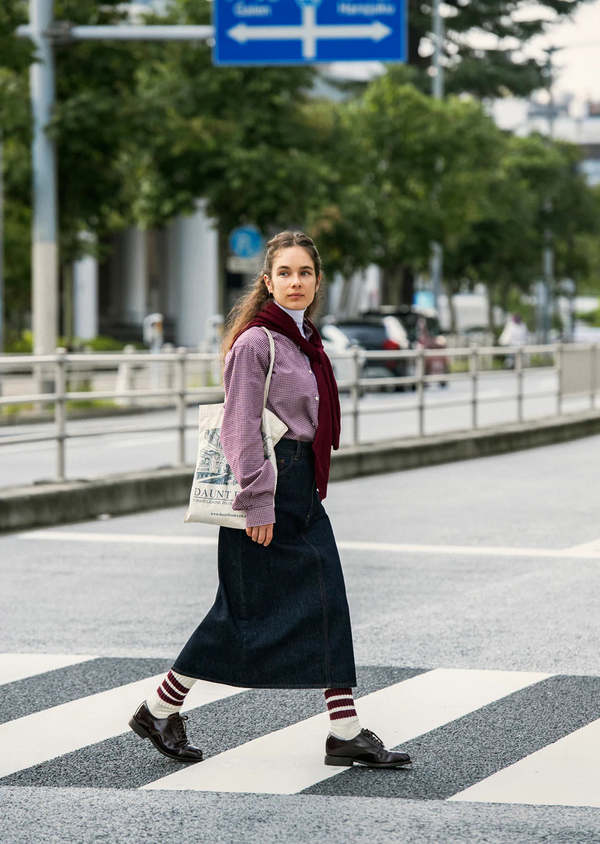 Rototo Coarse Ribbed Old School Socks