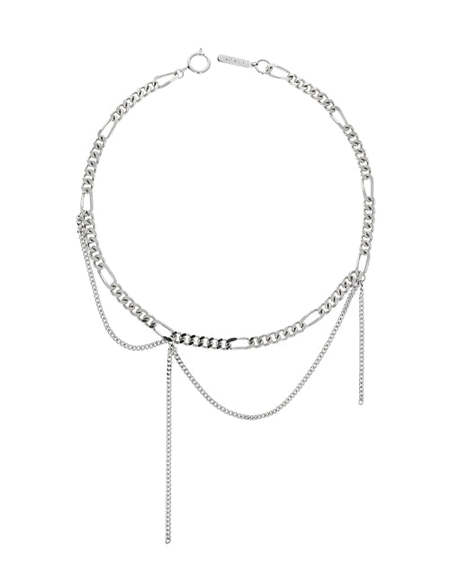Justine Clenquet Dana Necklace - Palladium/24k Gold | Garmentory