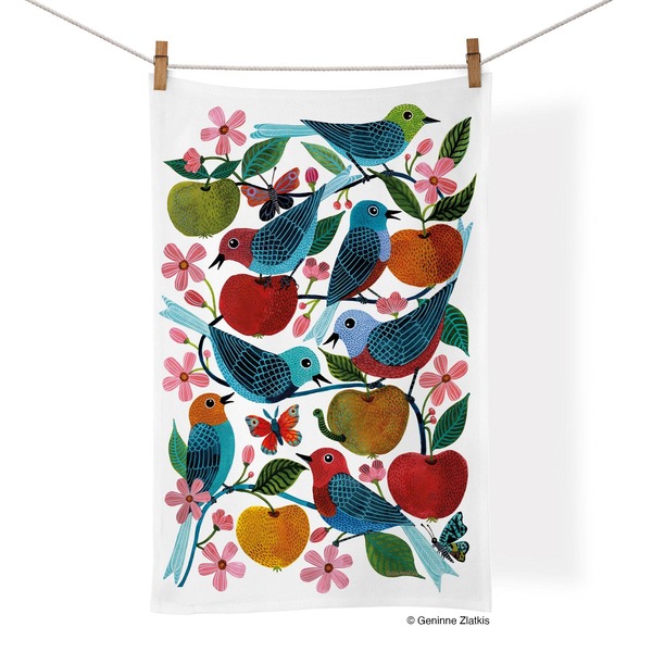 WerkShoppe Apple Orchard Cotton Tea Towel