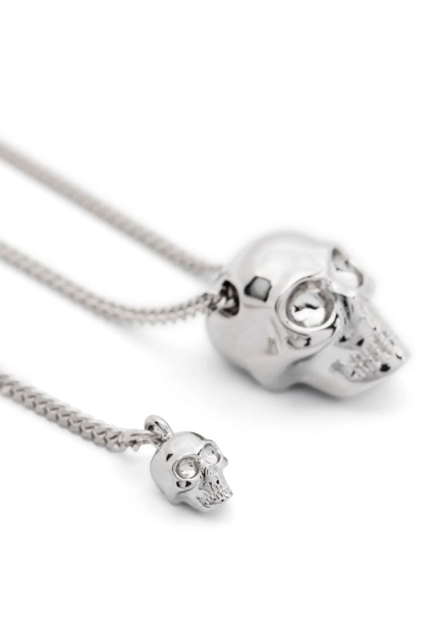 Alexander McQueen Skull Necklace - Silver