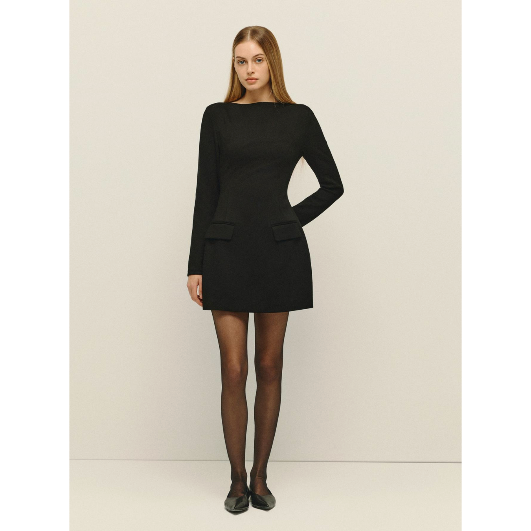 elodie dael mini dress in black AFENDS Womens Elodie - Seersucker Mini Dress main image 1