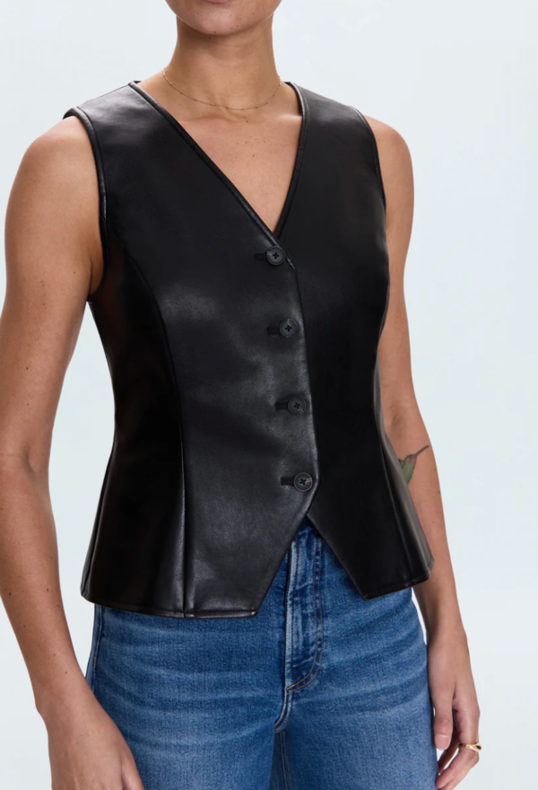 Pistola Danica V-neck Vest - Black