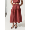 Deluc Elyna Skirt - Reddish Brown - Thumbnail 1