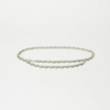 B-LOW THE BELT Etta Chain Belt - Silver - Thumbnail 1