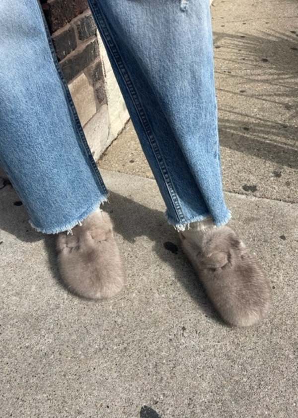 Linda Richards Mink Mule