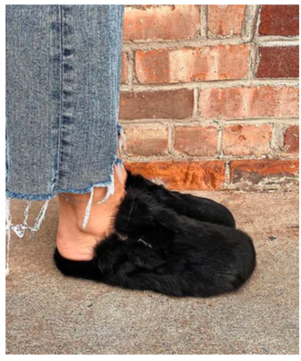 Linda Richards Mink Mule