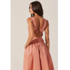 ASTR The Label Thierry Dress - Dusty Coral - Thumbnail 3