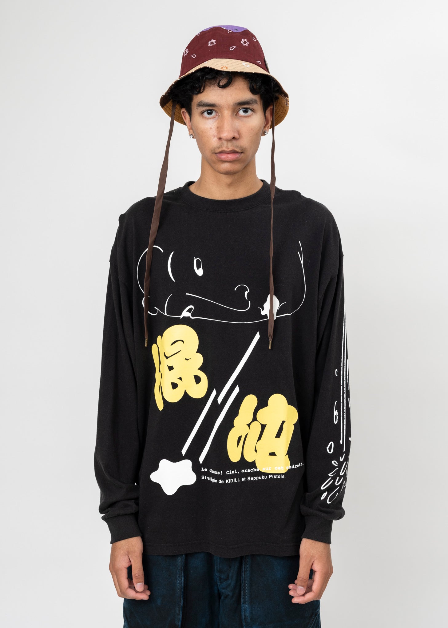 Kidill Le Chaos! Long Sleeve T-Shirt - Black | Garmentory