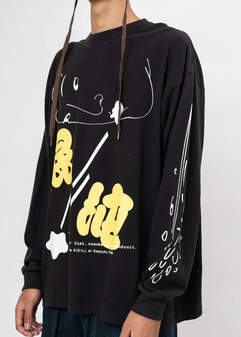 Kidill Le Chaos! Long Sleeve T-Shirt - Black