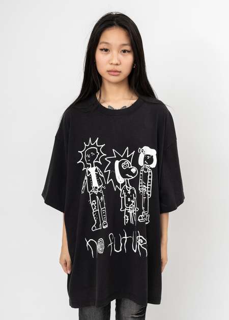 トップス KIDILL/ PUNK GIRL RAGLAN T SHIRT PUNK GIRL RAGLAN T-SHIRT｜KIDILL KYOTO キディル キョウト