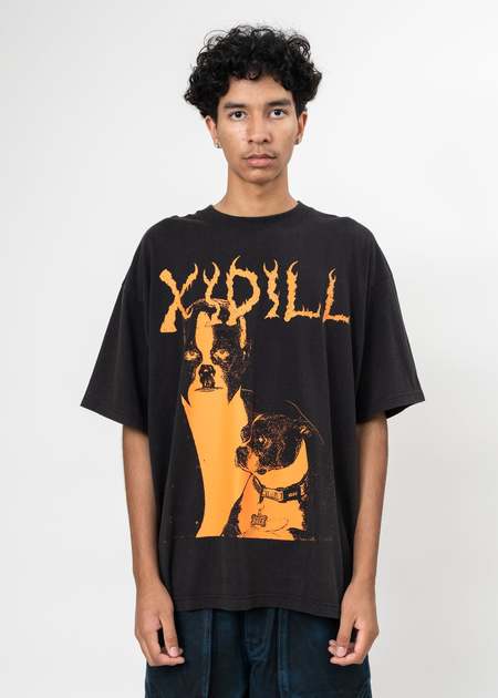 Mihara Yasuhiro Clown Distressed Long Sleeves Tee - Black