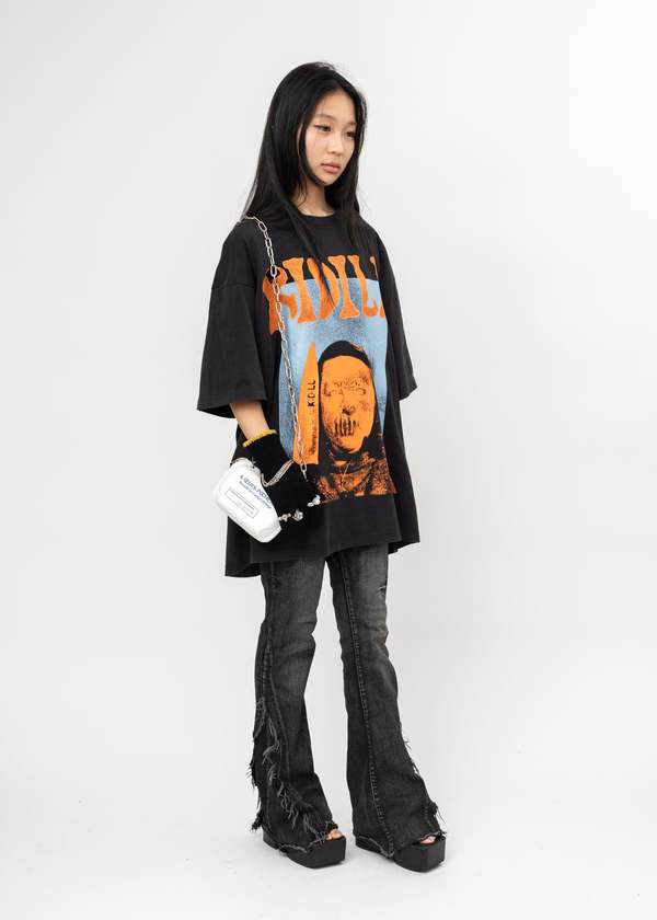 Kidill Place Position T-shirt - Vintage Black