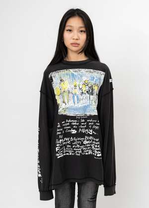 Kidill Seditionaries Long Sleeve T-Shirt - Black | Garmentory