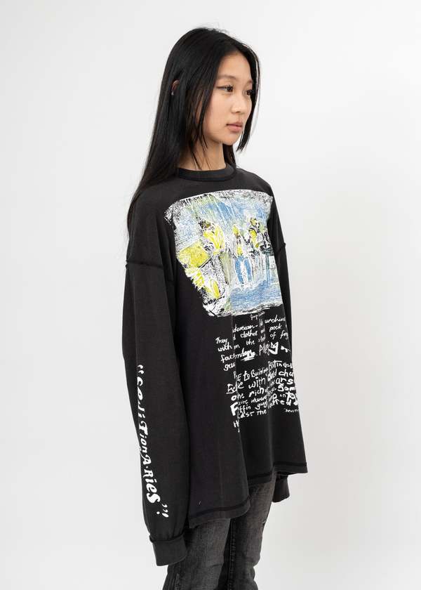 Kidill Seditionaries Long Sleeve T-Shirt - Black | Garmentory