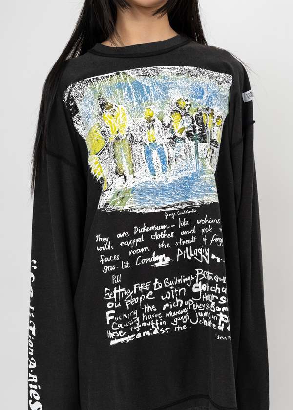 Kidill Seditionaries Long Sleeve T-Shirt - Black | Garmentory