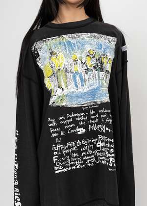Kidill Seditionaries Long Sleeve T-Shirt - Black | Garmentory