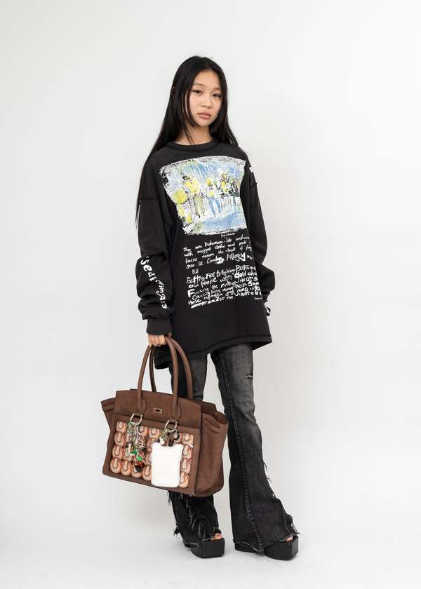 Kidill Seditionaries Long Sleeve T-Shirt - Black | Garmentory