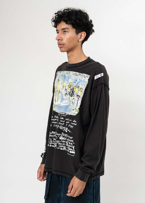 Kidill Seditionaries Long Sleeve T-Shirt - Black | Garmentory