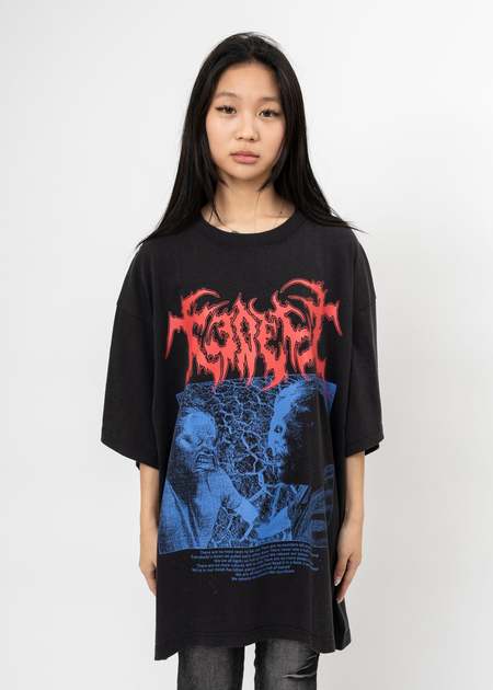 Doublet Message Embroidery Long Sleeve - Black | Garmentory