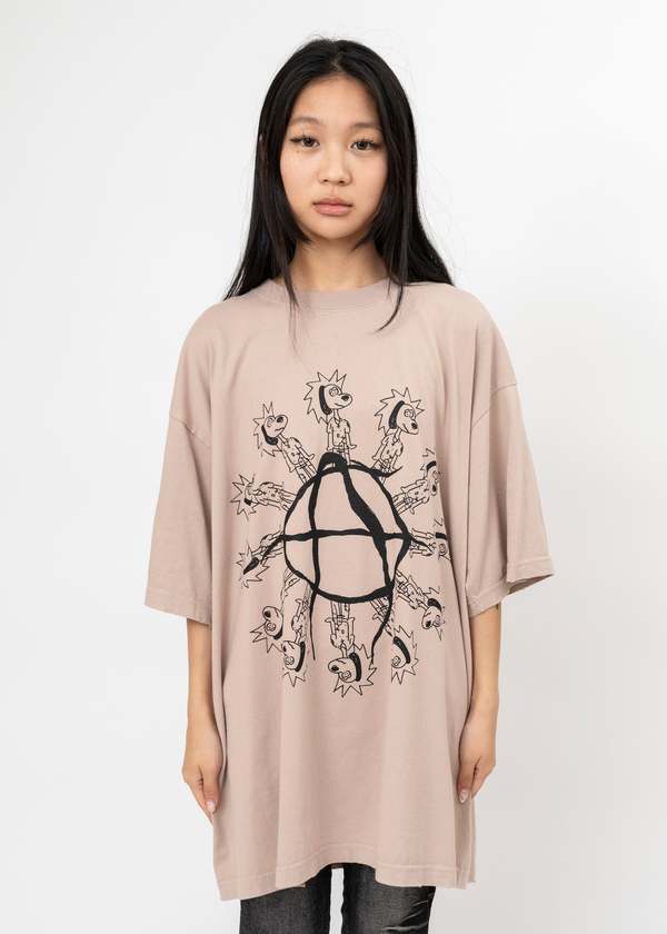 Kidill Pink Chaos T-Shirt - VINTAGE Black