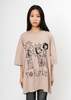 Kidill NO FUTURE T-Shirt - Vintage Pink - Thumbnail 1