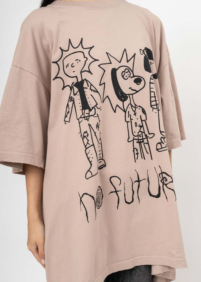 Kidill NO FUTURE T-Shirt - Vintage Pink