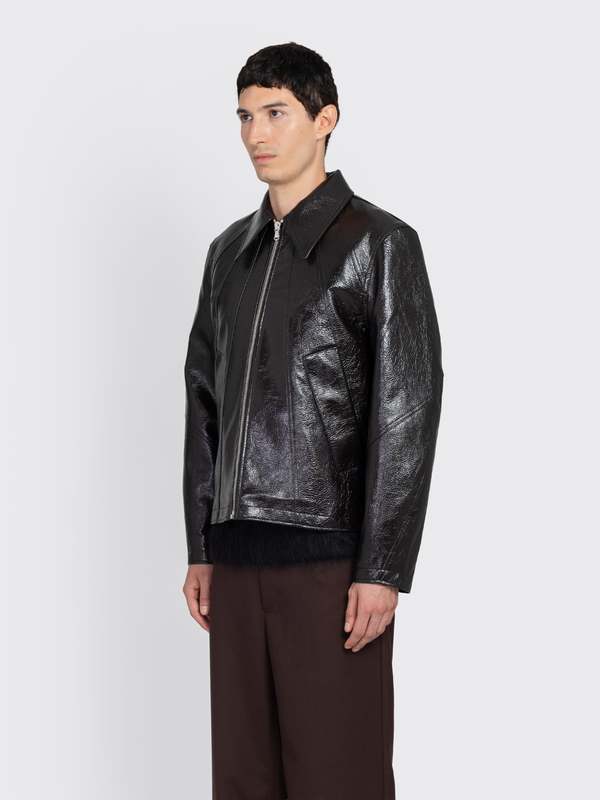 Séfr Duke Faux Leather Jacket - Black | Garmentory