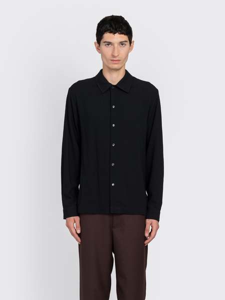 Sefr Mens Hampus Shirt - Dark Navy | Garmentory