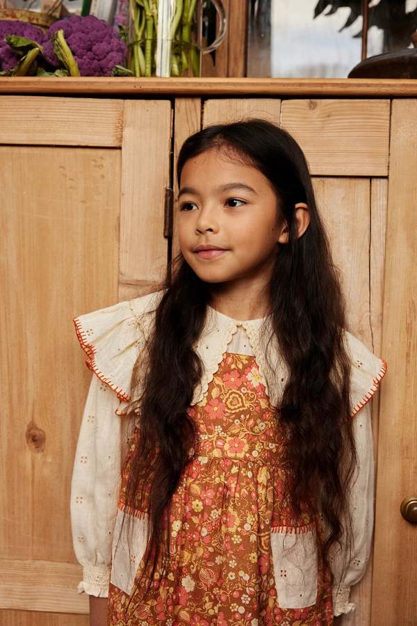 ワンピース apolina Ursina Embroidered Pinafore Apolina Ursina Embroidered Pinafore Apolina Ursina Embroidered