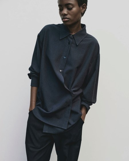【Stussy】22ss cotton mesh zip up ls shirt StüSsy Cotton Mesh Zip Long-Sleeve Shirt - Black | Editorialist