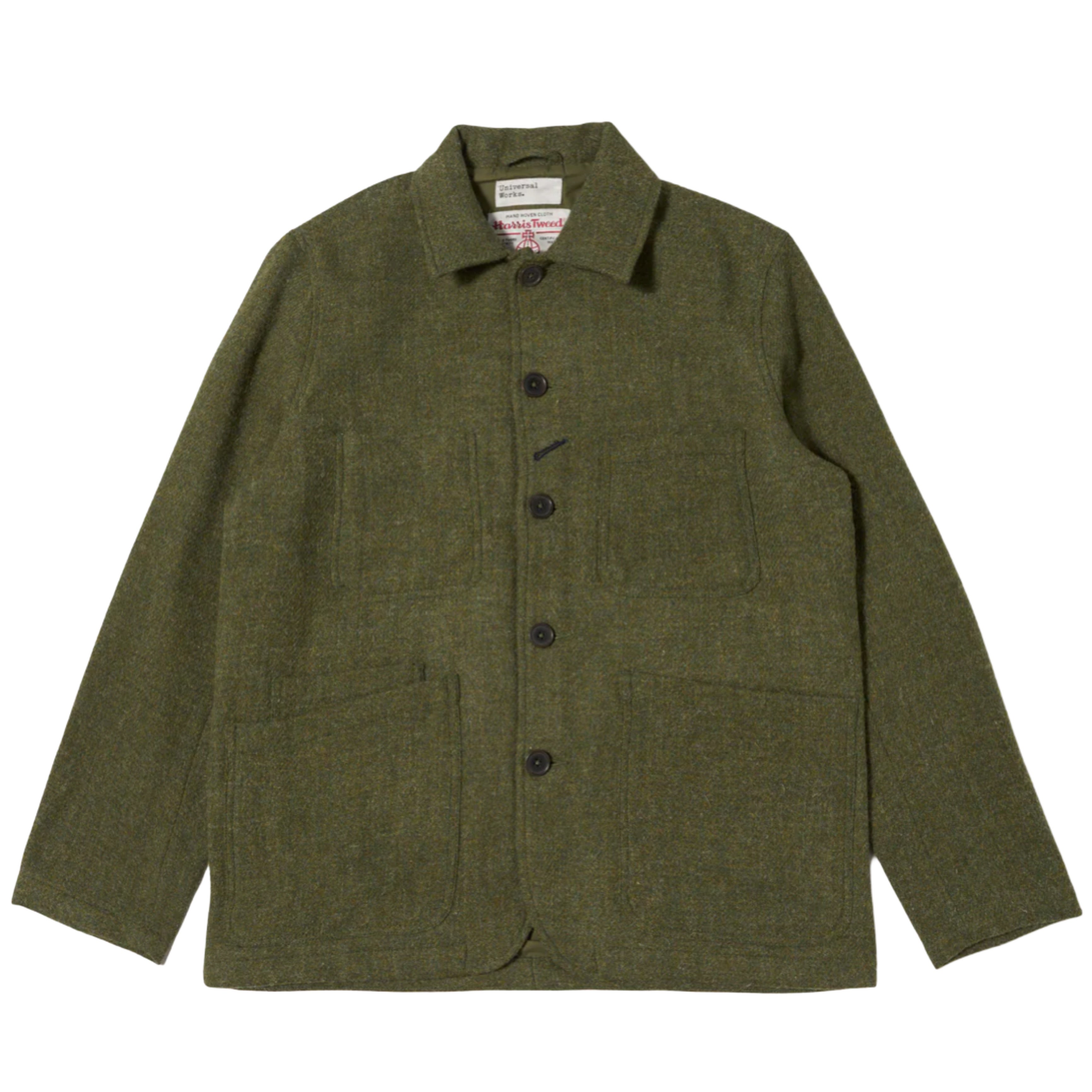 Universal Works Harris Tweed Plaid Bakers Jacket | Garmentory