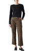 AMO DENIM Lillian Corduroy Trouser - Sand Plaid - Thumbnail 1