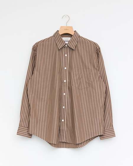 トップス Ernie Palo Cotton Silk Stripe Shirt SILK COTTON STRIPE SHIRT – COVERCHORD