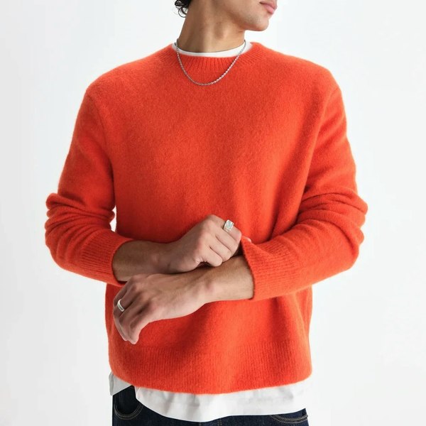 Wax London Wilde Fluffy Wool Crewneck Sweater
