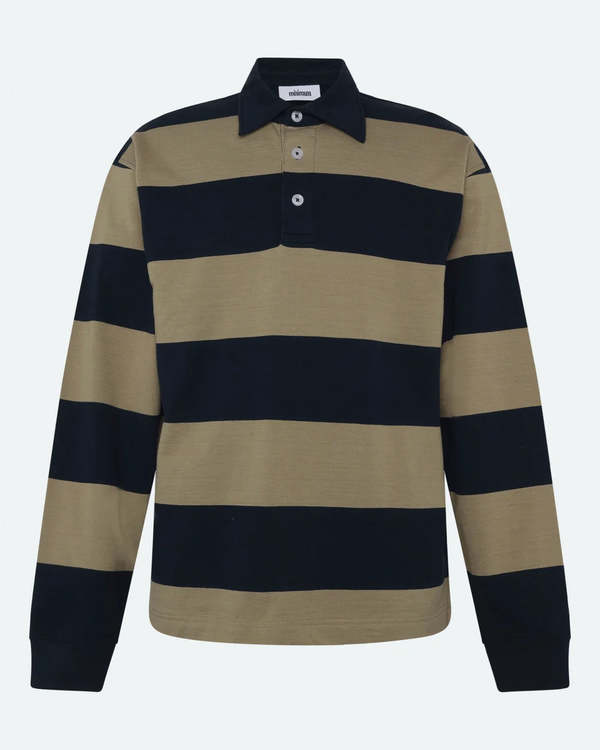 Minimum Tate Rugby Polo - Sky Captain