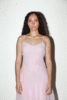 KkCo Alpine Silk Dress - Blush - Thumbnail 3