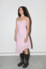 KkCo Alpine Silk Dress - Blush - Thumbnail 4