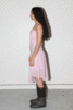 KkCo Alpine Silk Dress - Blush - Thumbnail 5