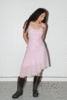KkCo Alpine Silk Dress - Blush - Thumbnail 7
