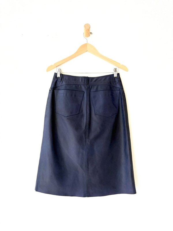 Miu Miu Vintage Leather Skirt | Garmentory